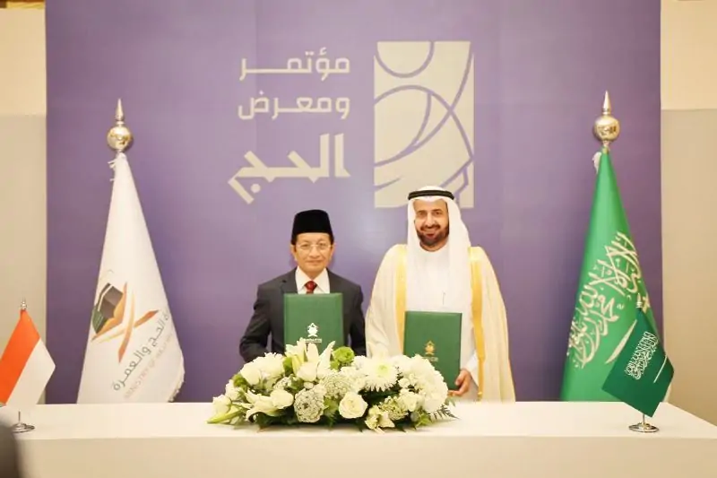 menag nasaruddin umar dan menteri haji dan umrah arab saudi